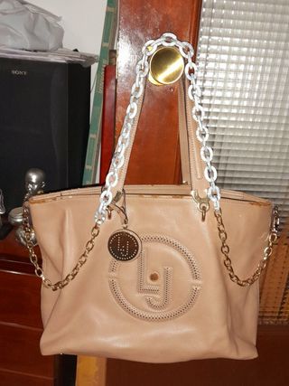 REVAJAS BOLSO DE HOMBRO LIU JO MARRÓN CLARO