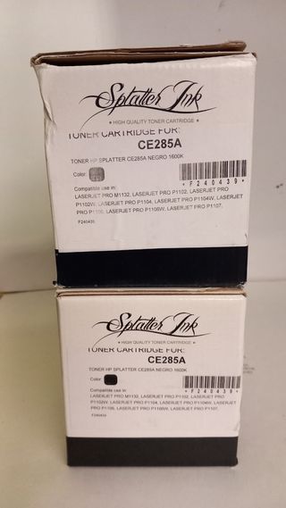 TONER IMPRESORA HP SPLATTER CE285A 