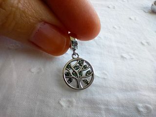 Charm árbol de la vida plata de ley 