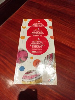 LIBROS DE MATEMSTICAS 4 DBH