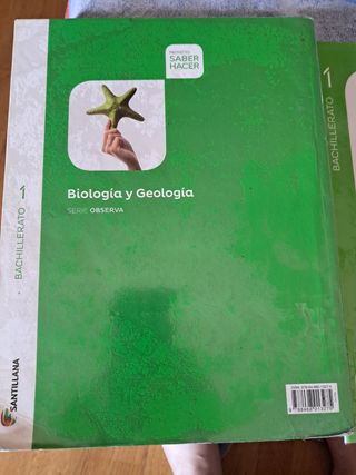 Biología y geología. 1ero. Bachillerato.