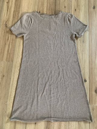 Jersey vestido marron clarito