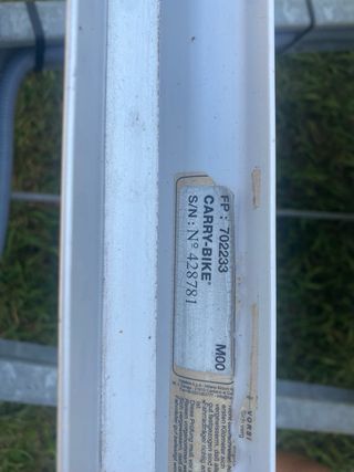 Portabicicletas para lanza caravana Fiamma XL