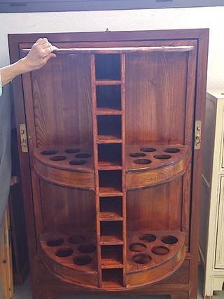 MUEBLE BAR MADERA MACIZO