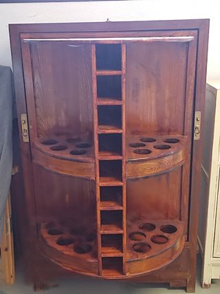 MUEBLE BAR MADERA MACIZO