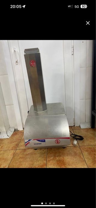 Maquina de cortar barras de pan