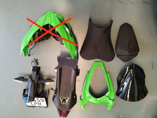 Despiece carenado Kawasaki 400