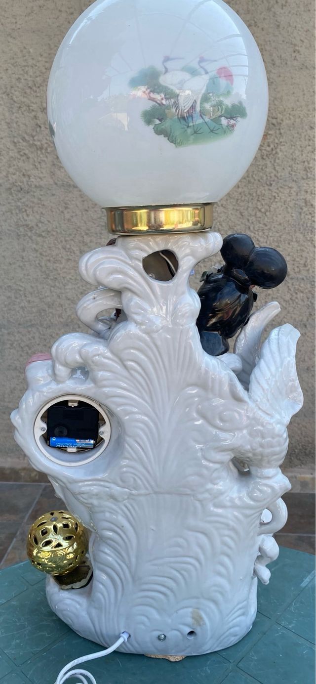 Lámpara decorativa Geisha cerámica