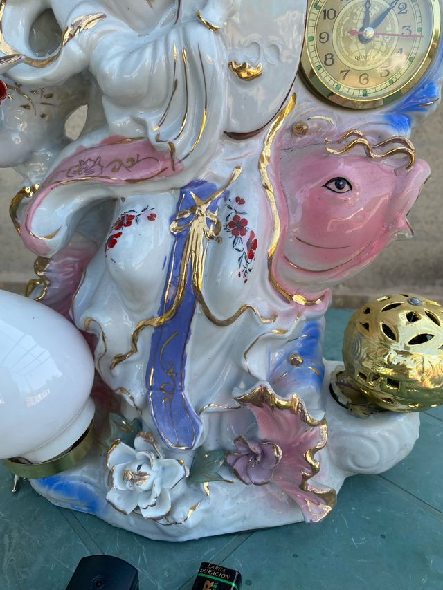 Lámpara decorativa Geisha cerámica