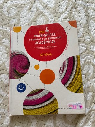 Libros Mates academicas 4° ESO