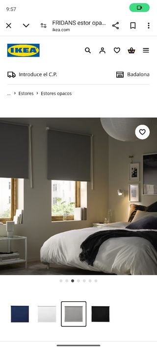 2xEstor gris opaco y blanco (2unidades)