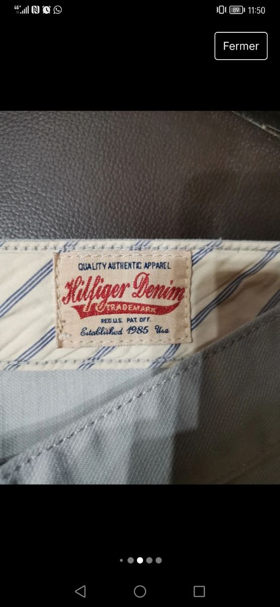 Vaquero gris Tommy Hilfiger