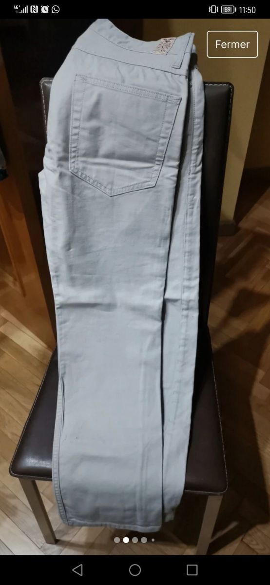 Vaquero gris Tommy Hilfiger