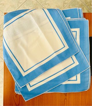 12 Tovaglioli cotone nuovi mai usati