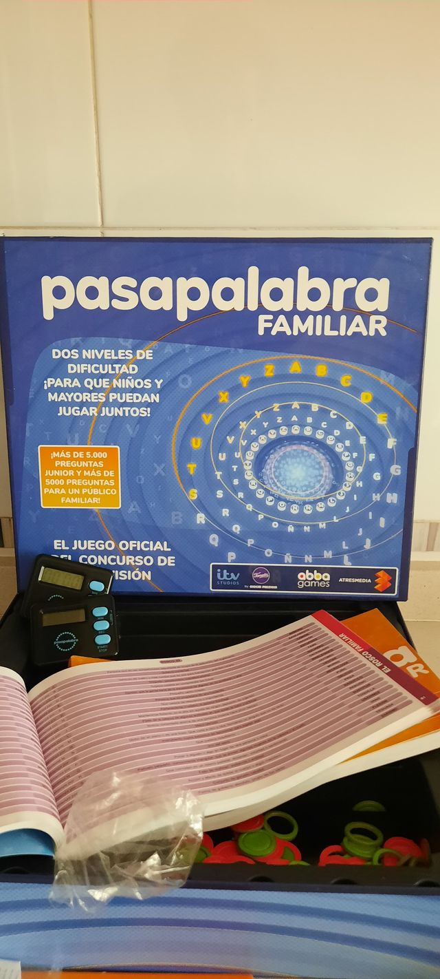 Famogames- Pasapalabra familiar, juego de mesa