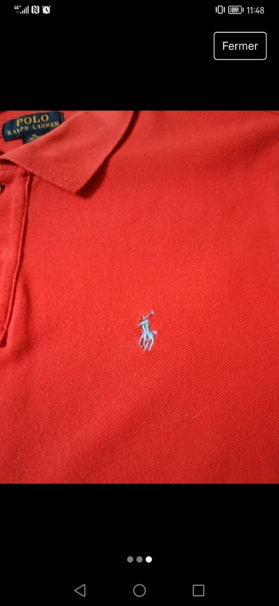 Polo rojo Ralph Lauren niños