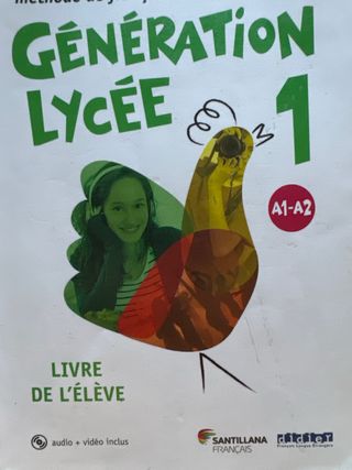 Libro de francés 1 bachillerato