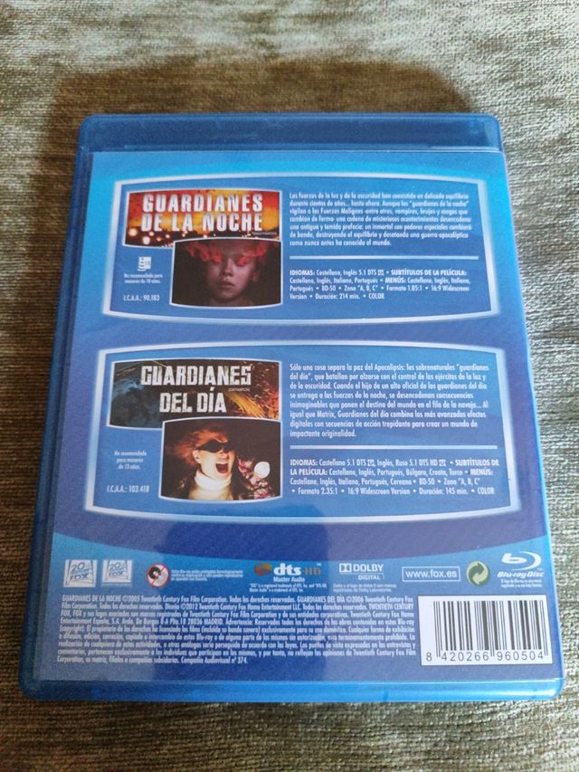 PACK LOS GUARDIANES DE LA NOCHE Y DEL DIA