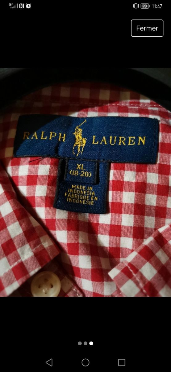 Camida a cuadros Polo Ralph Lauren