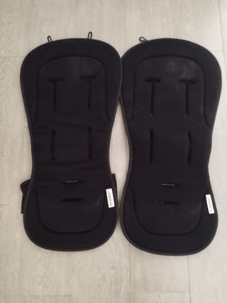 Carrito Bogaboo gemelar (negro+ gris)