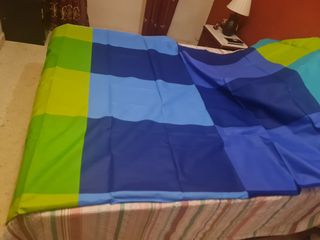 Fundas para edredón, de algodón, de ikea 1,50.