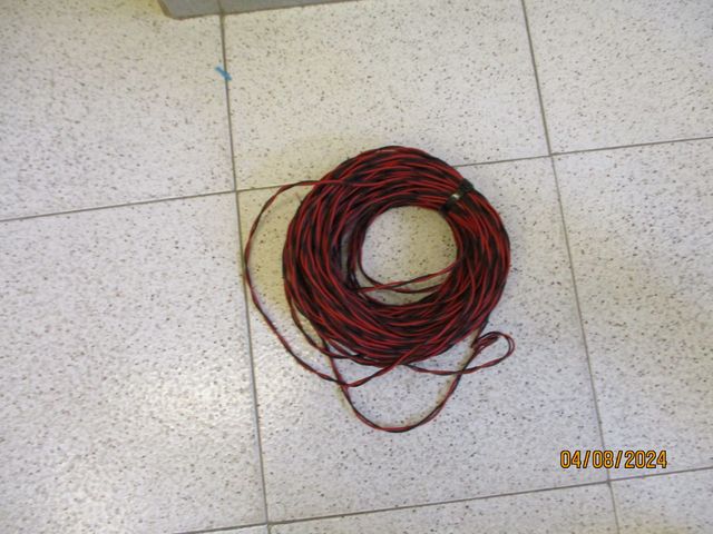 CABLE FLEXIBLE (TRENZADO) 2x0,75 mm2 (ROJO/NEGRO).