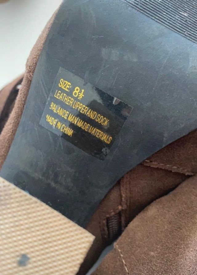 Cowboy Botines con flecos marrón ante