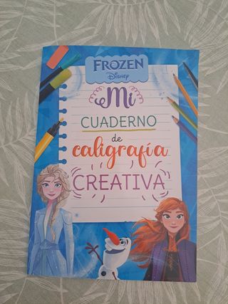 Libro caligrafía Frozen Disney