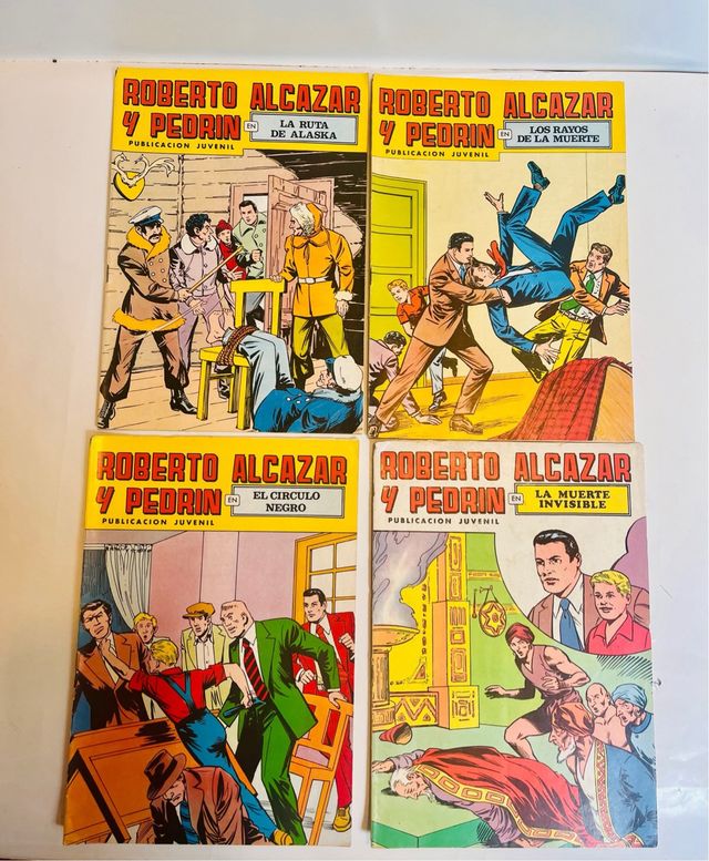 Lote 4 Comics ROBERTO ALCAZAR Y PEDRIN 1976 y 1978
