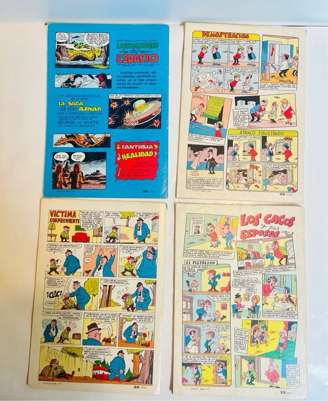 Lote 4 Comics ROBERTO ALCAZAR Y PEDRIN 1976 y 1978