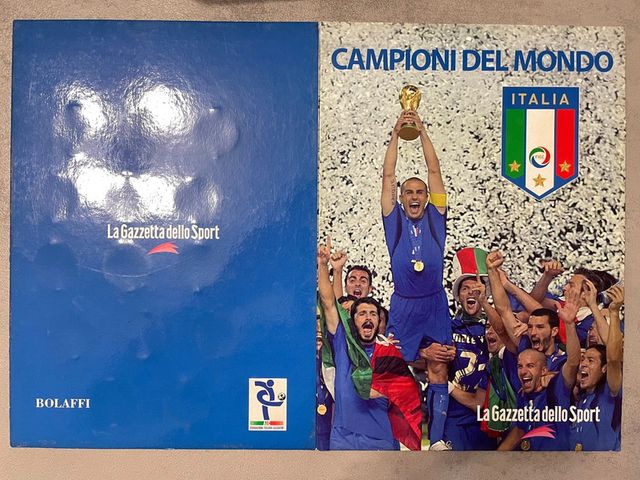 Collezione medaglie dorate Campioni del Mondo 2006