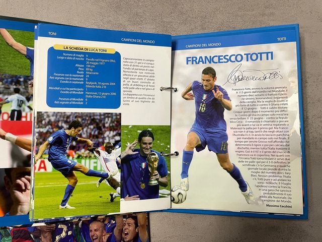 Collezione medaglie dorate Campioni del Mondo 2006