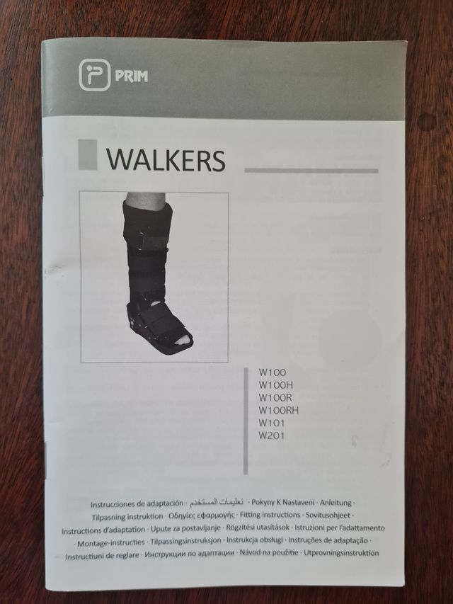 Ortesis inmovilización tibio-tarsiana