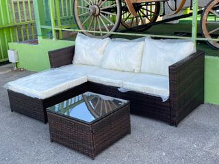 NUEVO CHAISELONGUE DE JARDIN + MESA DE CENTRO