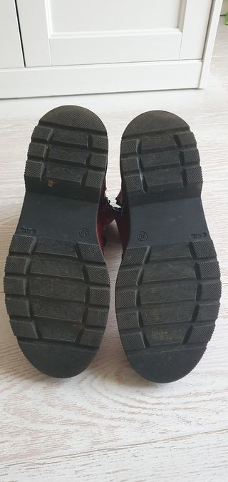 Stivaletti anfibi scarpe pelle donna