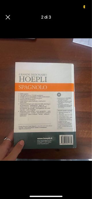 Vocabolario Spagnolo - Italiano Hoepli -Laura Tam