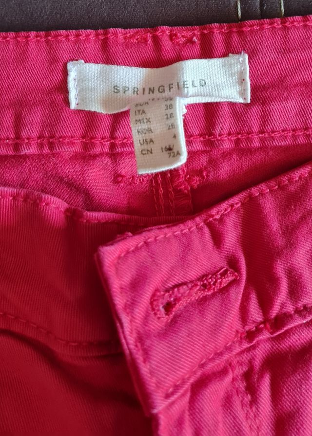 Tejano rojo. Talla 38