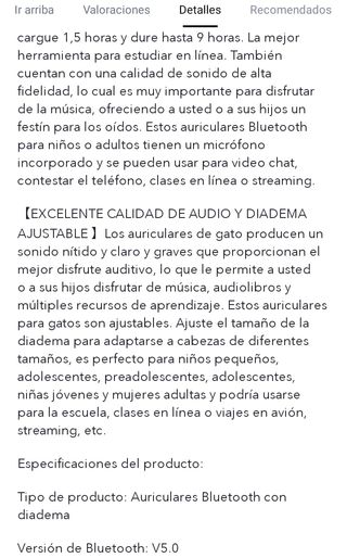 Auriculares con bluetooth