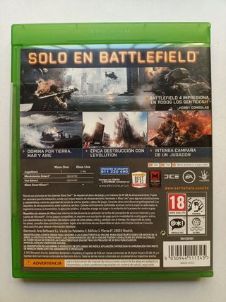 BATTLEFIELD 4 Consola Xbox One