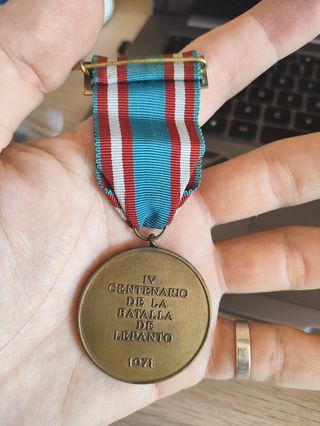 Medalla centenario batalla lepanto