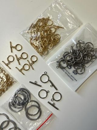 Lote cierres collar y llavero