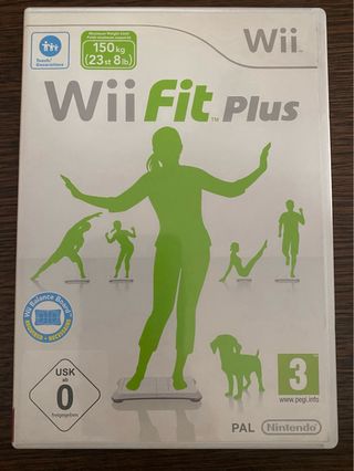 Juego Wii Fit Plus + tabla de equilibrio