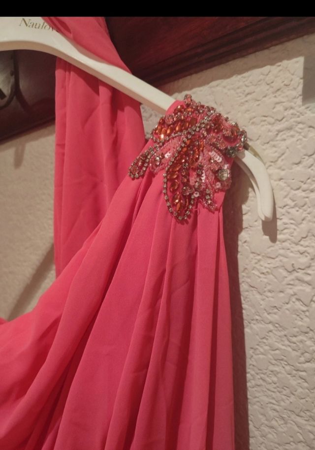 Vestido largo firma Pronovias 