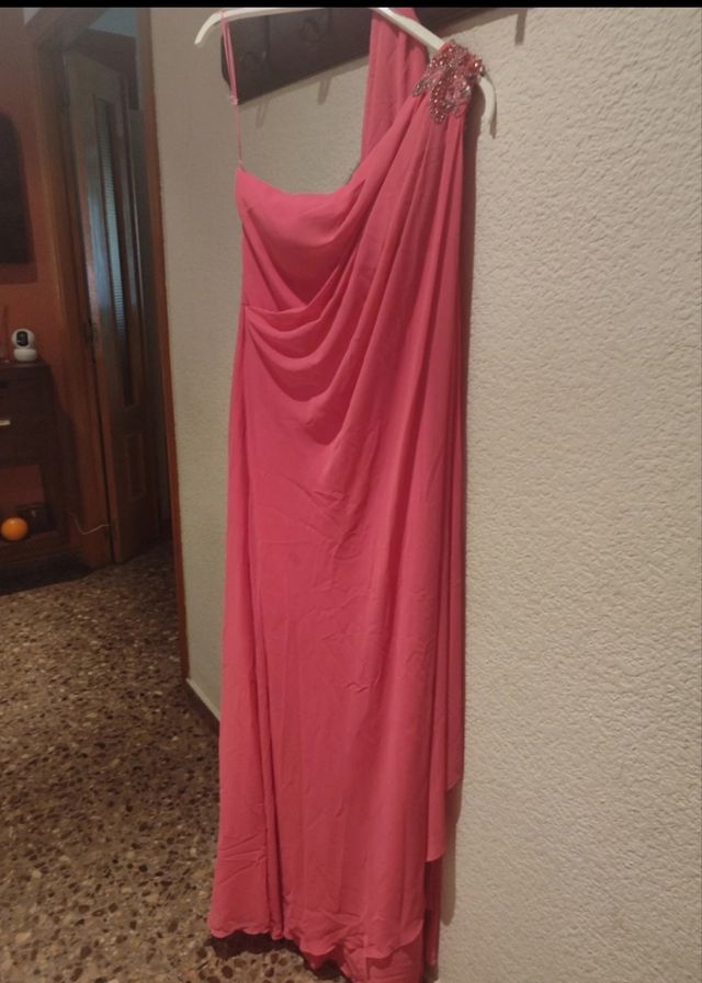 Vestido largo firma Pronovias 