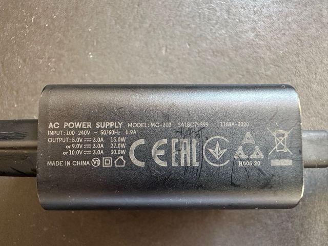 Cargador Motorola MC 302 30W 