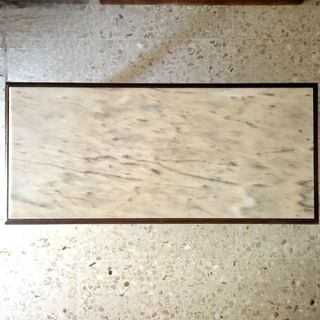 Mesa de centro/café vintage con mármol