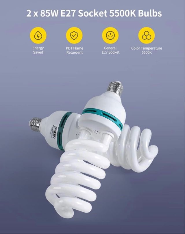 Softbox focos iluminación kit