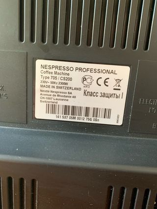 NESPRESSO Gemini CS 200 PRO