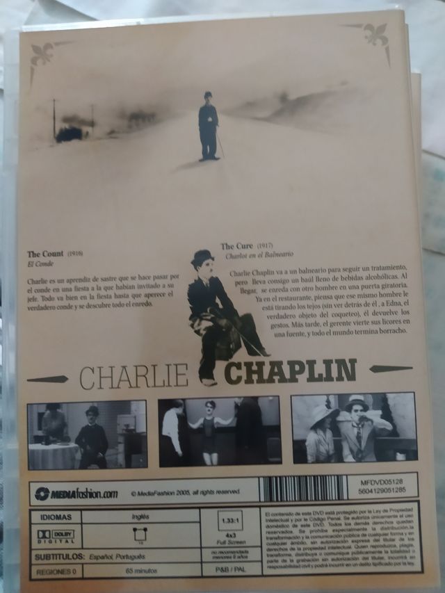 15 DVD de Charlie Chaplin