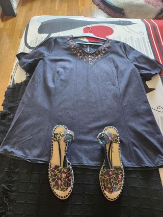 Conjunto alpargata y bluson 